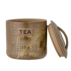 Bloomingville Vorratsdosen & Behälter|Küchenaufbewahrung-Aeris Tea Gefäß für Tee, mit Deckel