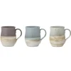 Bloomingville Becher, Tassen & Cups|Geschirr & Tischdeko Skandinavisch-Ash Becher aus Steingut 3er