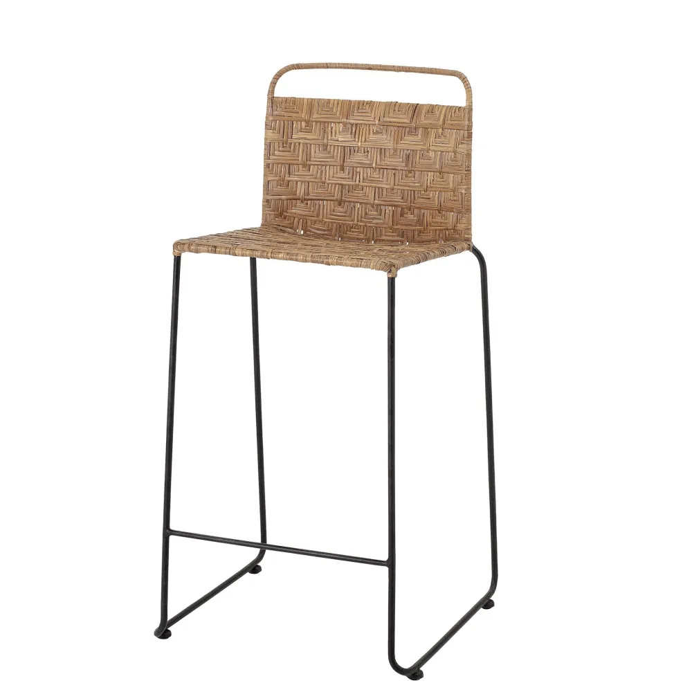 Bloomingville Hocker & Poufs-Barhocker Gunnel aus Rattan
