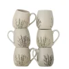 Bloomingville Becher, Tassen & Cups|Geschirr & Tischdeko Skandinavisch-Bea Große Becher Multipack aus Steingut