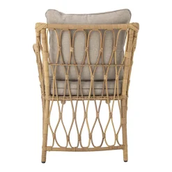 Bloomingville Gartenmöbel|Gartenmöbel-Belluce Loungesessel mit Hocker