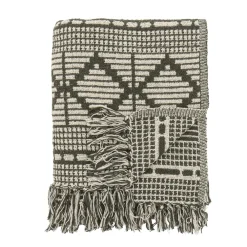 Bloomingville Garten-Textilien|Decken & Plaids-Decke Gutte aus recycelter Baumwolle