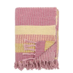Bloomingville Decken & Plaids-Decke Isnel aus recycelter Baumwolle