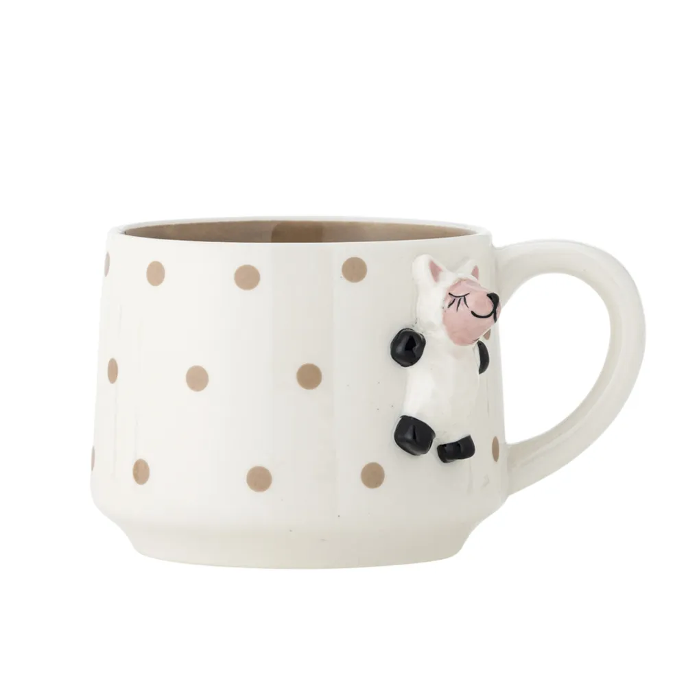 Bloomingville Becher, Tassen & Cups|Geschirr & Tischdeko Skandinavisch-Dolly Kinder Tasse aus Steingut