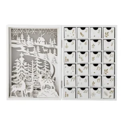 Bloomingville Weihnachtsdeko|Deko-Objekte & Figuren-Elimar Adventskalender mit Licht