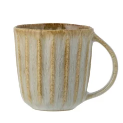 Bloomingville Geschirr & Tischdeko Skandinavisch|Becher, Tassen & Cups-Fleur Becher, Natur, Steingut