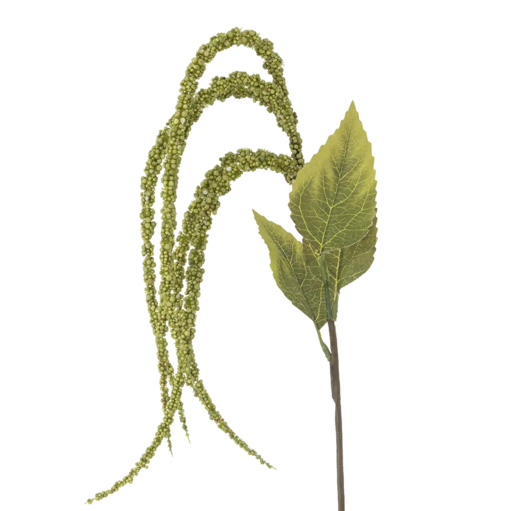 Bloomingville Kunstblumen & Kunstpflanzen-Foxtail Stiel, Grün, Künstliche Blume