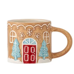 Bloomingville Weihnachtsdeko|Becher, Tassen & Cups-Ginnie Becher, Weihnachtshaus
