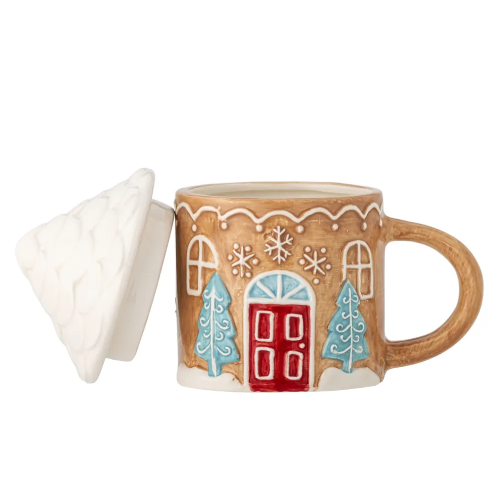 Bloomingville Weihnachtsdeko|Becher, Tassen & Cups-Ginnie Becher, Weihnachtshaus