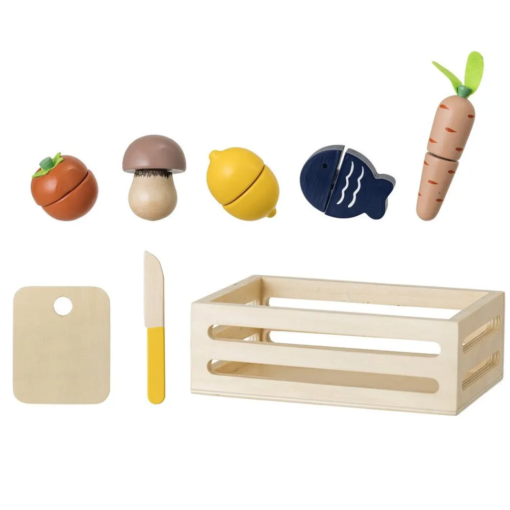 Bloomingville Spielzeug-Kinder Spielset Guila Gemüse aus Holz