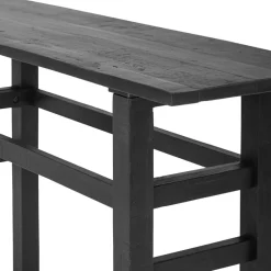 Bloomingville Konsolentische|Beistelltische & Couchtische-Konsolentisch Riber, Schwarz, Recyceltes Holz