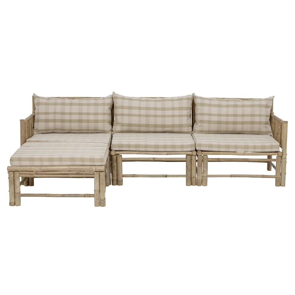 Bloomingville Gartenmöbel|Gartenmöbel-Korfu Modul Outdoor Sofa Bambus