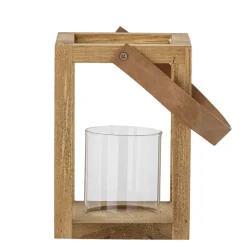 Bloomingville Laternen Für Garten Und Outdoor|Laternen-Laterne mit Glas Lyra, Kiefer