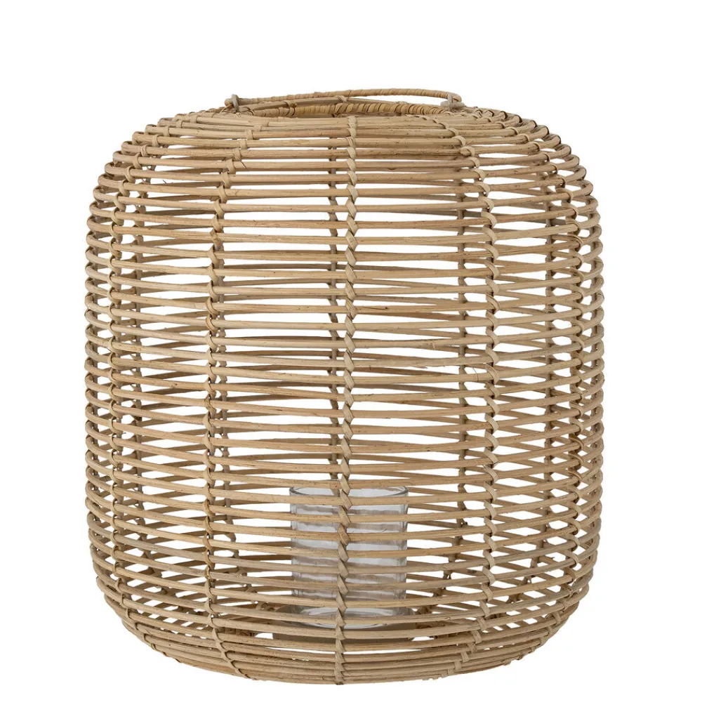 Bloomingville Laternen Für Garten Und Outdoor|Laternen-Laterne Nei mit Glas, Rattan