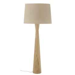 Bloomingville Stehlampen-Leonor Stehlampe, Gummibaumholz