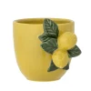 Bloomingville Geschirr & Tischdeko Skandinavisch|Becher, Tassen & Cups-Limone Tasse, Gelb, Steingut