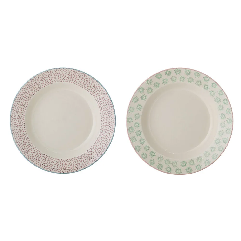 Bloomingville Teller|Geschirr & Tischdeko Skandinavisch-Patrizia Nudelteller, Pastateller 2er