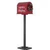 Bloomingville Weihnachtsdeko|Deko-Objekte & Figuren-Santas Briefkasten Deko mit Standfuß