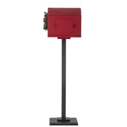 Bloomingville Weihnachtsdeko|Deko-Objekte & Figuren-Santas Briefkasten Deko mit Standfuß
