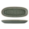 Bloomingville Servierplatten & Bretter|Geschirr & Tischdeko Skandinavisch-Servierplatte Rani, länglich, Steingut