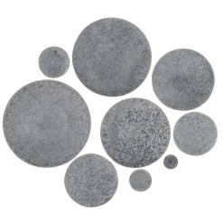Bloomingville Dekotabletts & Dekoteller-Tablett Karenlil 9er Set aus Metall