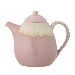Bloomingville Tee- & Kaffeekannen|Krüge & Kannen-Teekanne Louisa in Rose aus Steingut