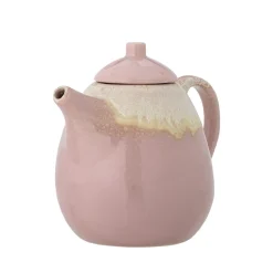 Bloomingville Tee- & Kaffeekannen|Krüge & Kannen-Teekanne Louisa in Rose aus Steingut