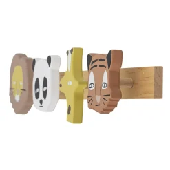 Bloomingville Kinderzimmermöbel-Tier Garderobe Sade aus Holz