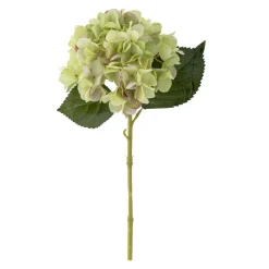 Bloomingville Kunstblumen & Kunstpflanzen-Weißer Hydrangea Stiel, Kunstblume