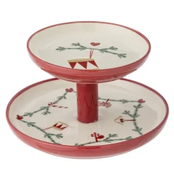 Bloomingville Weihnachtsdeko|Etageren & Kuchenplatten-Weihnachts-Etagere Yule