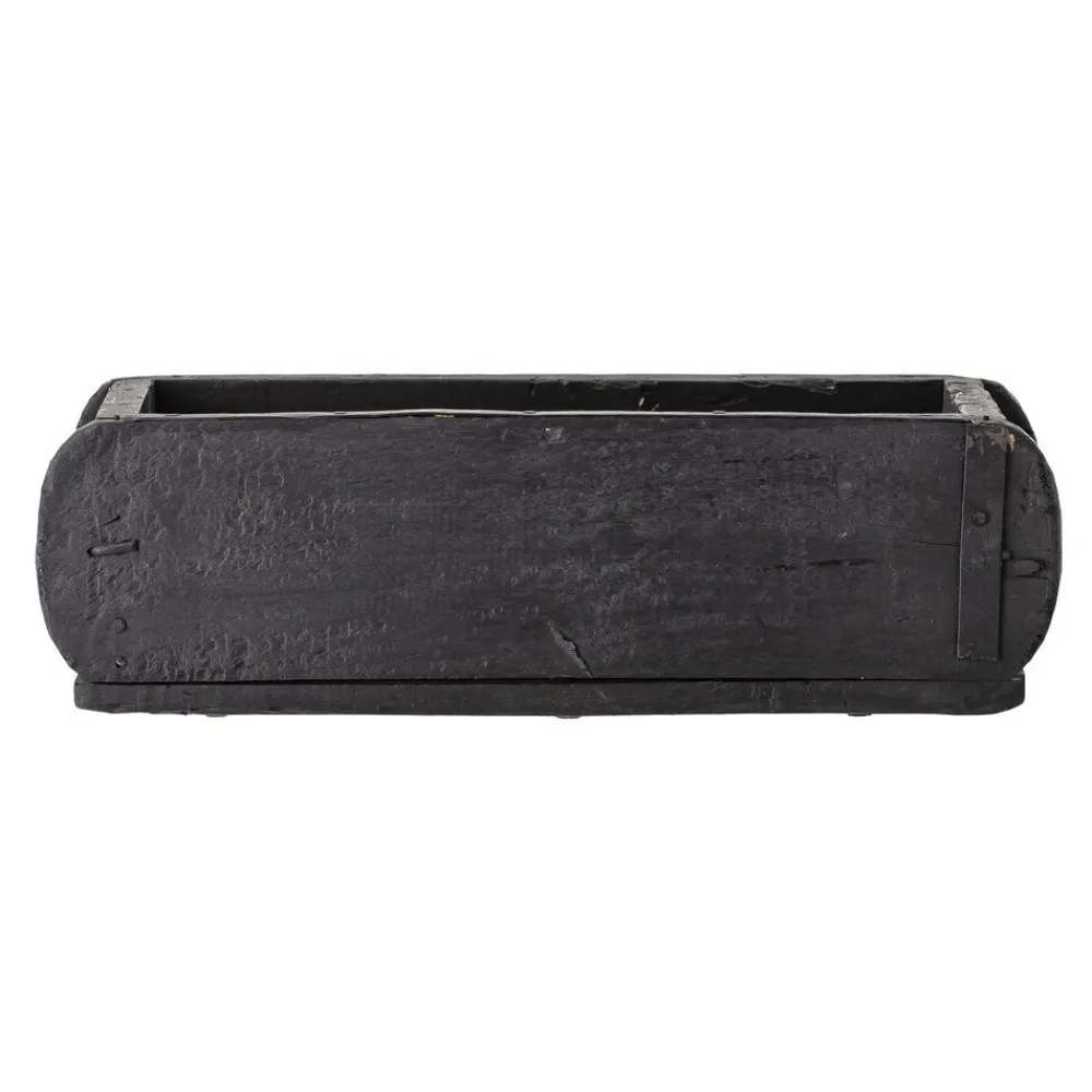 Bloomingville Bad-Aufbewahrung|Küchenaufbewahrung-Ziegelform Black Box recyceltes Holz