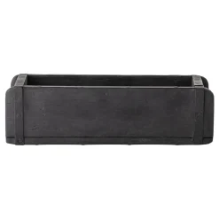 Bloomingville Bad-Aufbewahrung|Küchenaufbewahrung-Ziegelform Black Box recyceltes Holz