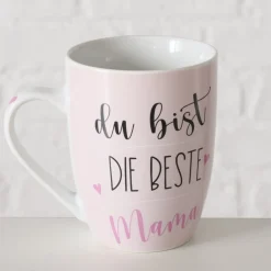 Boltze Becher, Tassen & Cups|Geschirr & Tischdeko Skandinavisch-Becher beste Mama, 2er Set