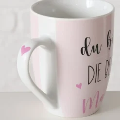 Boltze Becher, Tassen & Cups|Geschirr & Tischdeko Skandinavisch-Becher beste Mama, 2er Set