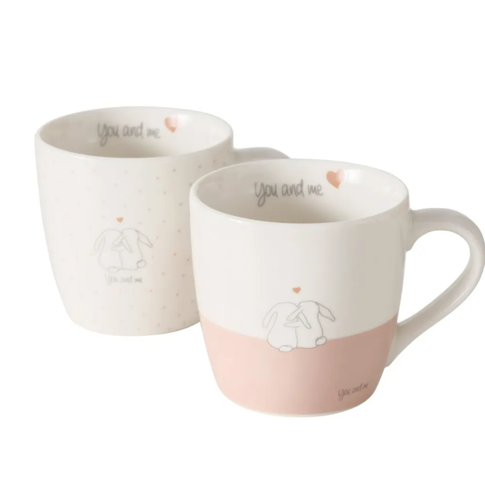 Boltze Becher, Tassen & Cups|Geschirr & Tischdeko Skandinavisch-Becher You&Me, 2er Set