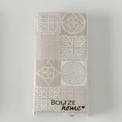 Boltze Servietten & Serviettenhalter|Geschirr & Tischdeko Skandinavisch-3er Set Bistroservietten Ibiza