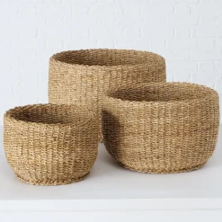 Boltze Körbe-3er Set Korb Sophy aus Seegras