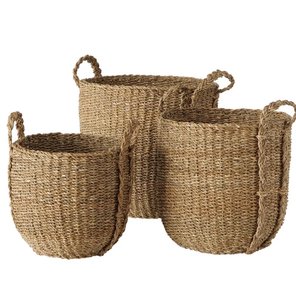 Boltze Körbe-3er Set Korb Sophy aus Seegras
