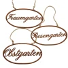 Boltze Schilder, Wandbilder & Poster-3er Set Schild Traumgarten