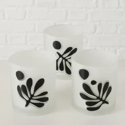 Boltze Teelichthalter-2er Set Teelichtglas Matty