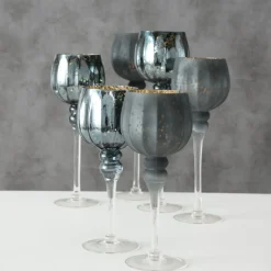 Boltze Windlichter-3er Set Windlicht Manou silber