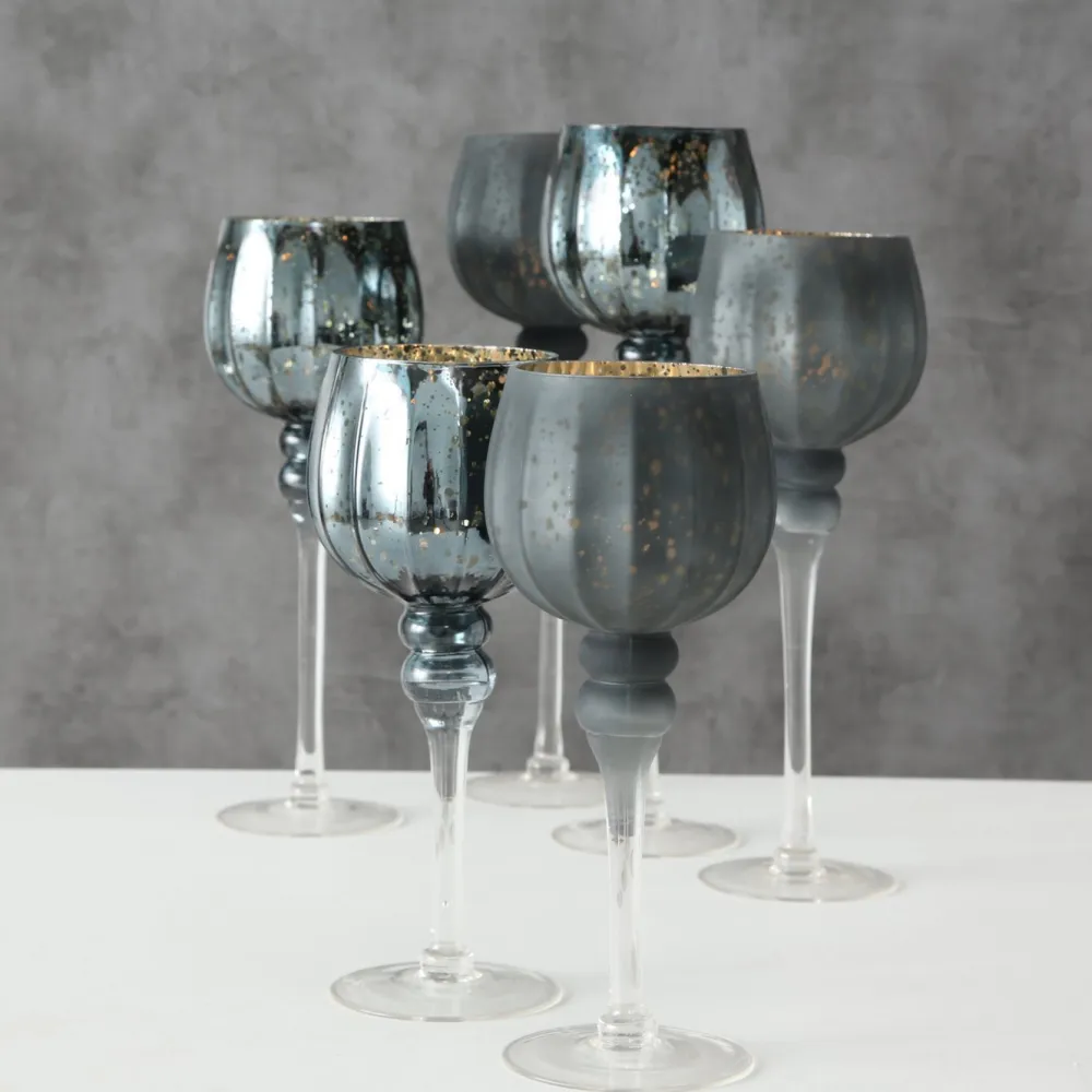 Boltze Windlichter-3er Set Windlicht Manou silber