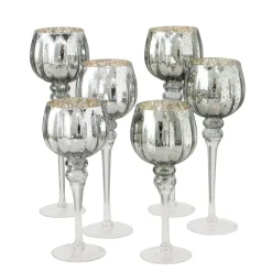 Boltze Windlichter-3er Set Windlicht Manou silber