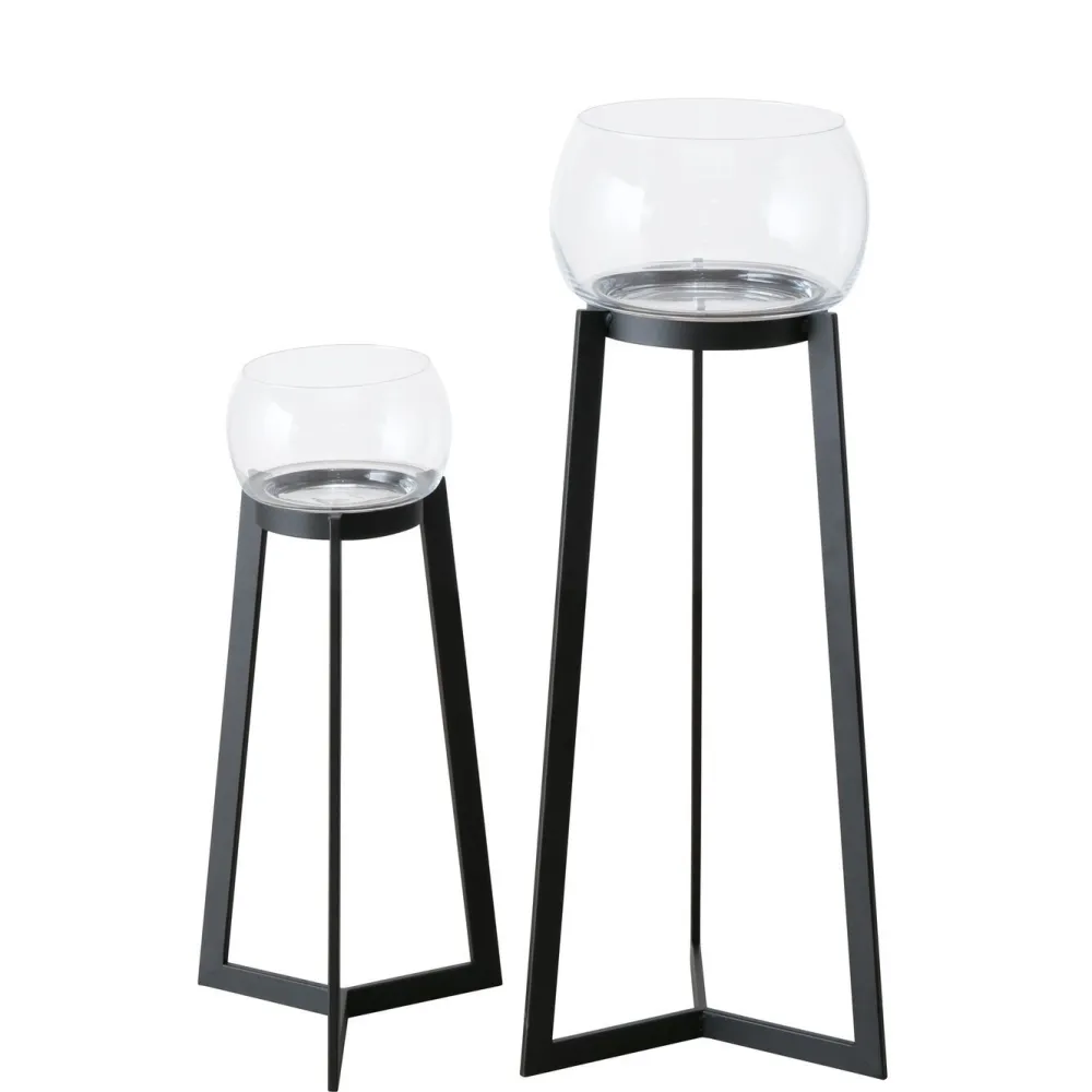 Boltze Windlichter-2er Set Windlicht Sola mit Ständer