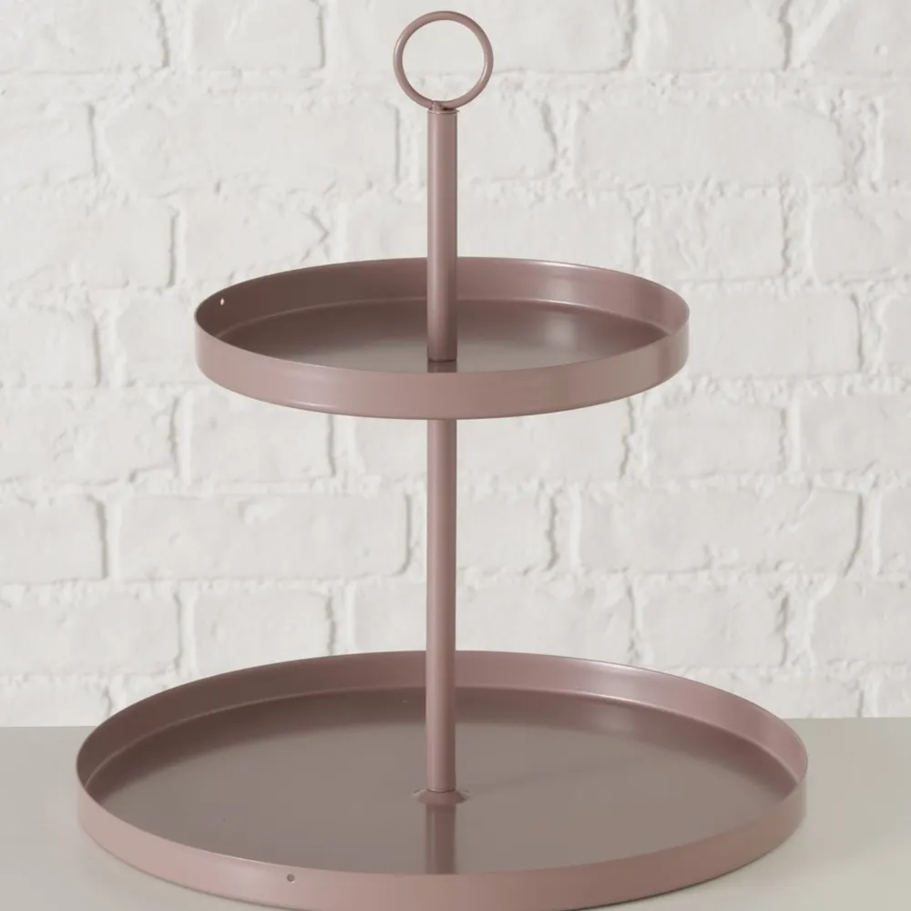 Boltze Etageren & Kuchenplatten|Geschirr & Tischdeko Skandinavisch-Etagere Samina aus Metall