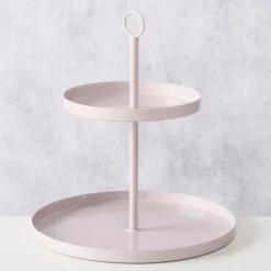 Boltze Etageren & Kuchenplatten|Geschirr & Tischdeko Skandinavisch-Etagere Samina aus Metall