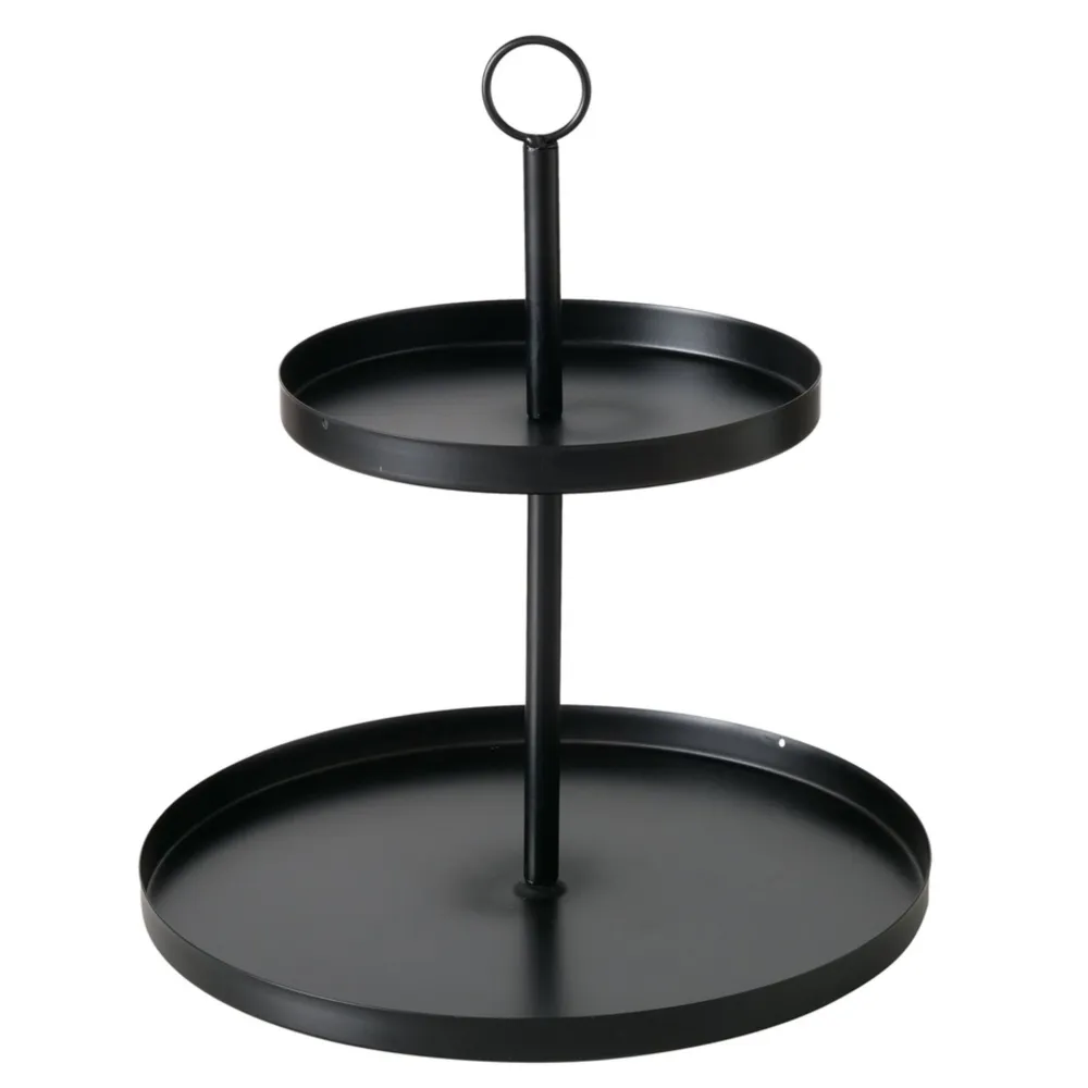 Boltze Etageren & Kuchenplatten|Geschirr & Tischdeko Skandinavisch-Etagere Samina aus Metall