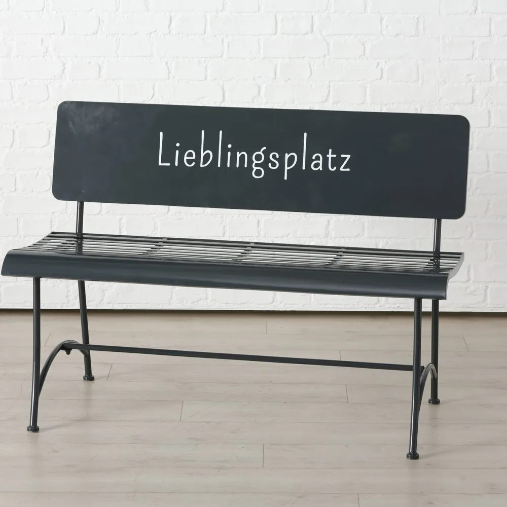 Boltze Gartenmöbel|Gartenmöbel-Gartenbank Lieblingsplatz Metall