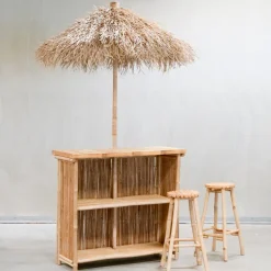 Boltze Gartenmöbel|Gartenmöbel-Hausbar Lania aus Bambus, 4 tlg.