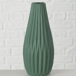 Boltze Vasen-Hohe Vase Lenja 2er grün